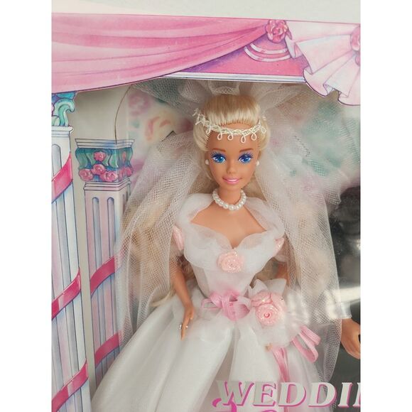 RARE Designer Signed Mattel Wedding Fantasy Special Edition Barbie Bride Groom - Picture 3 of 12